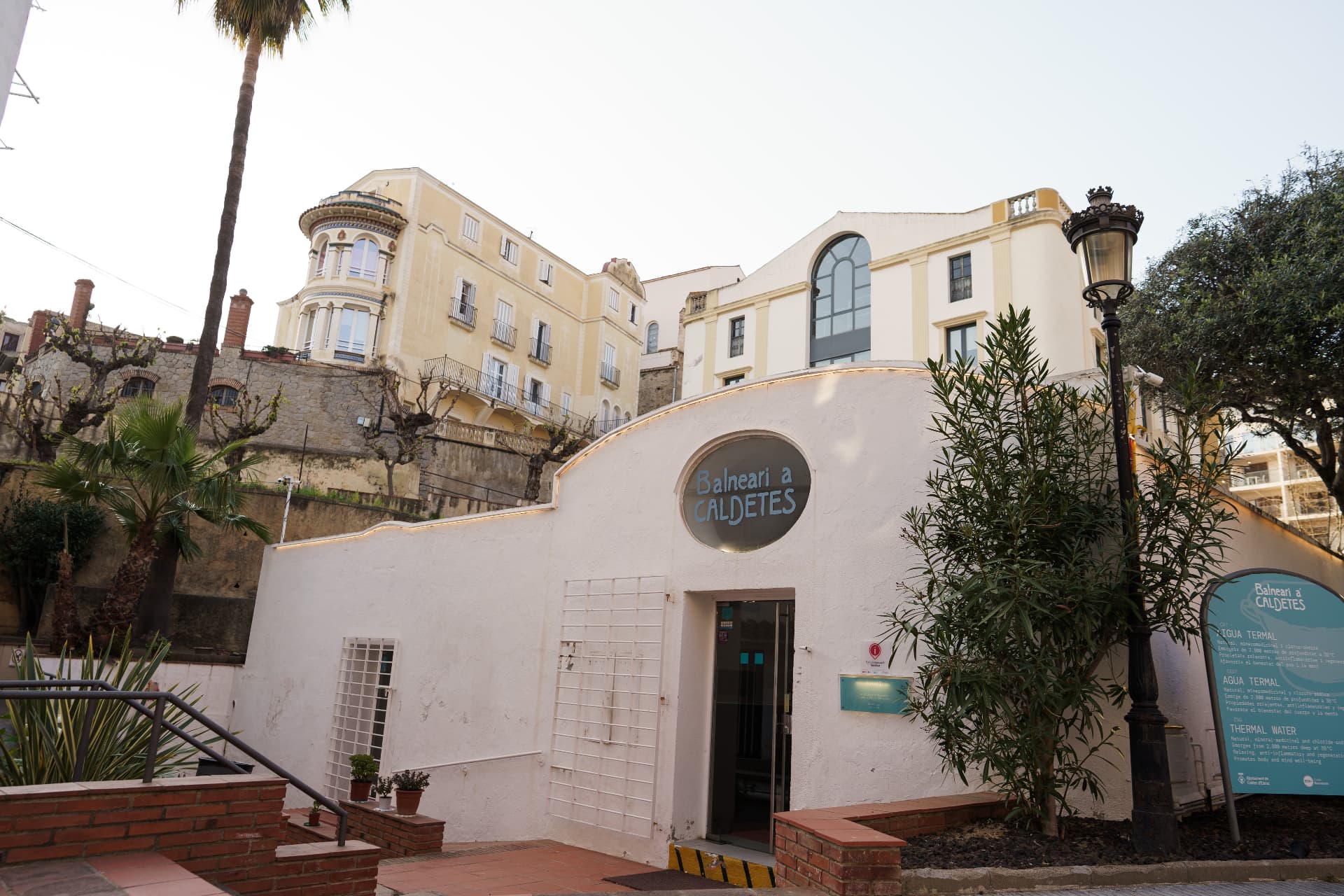 The Balneari de Caldetes thermal baths